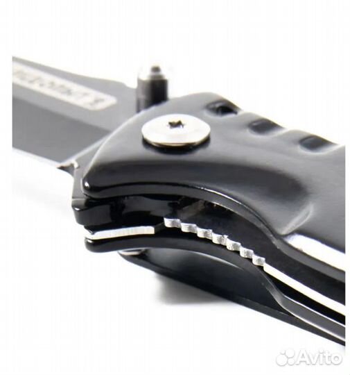 Нож туристический следопыт с зажимом