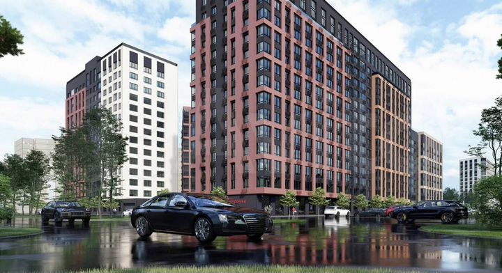 Квартира-студия, 31,6 м², 4/15 эт.