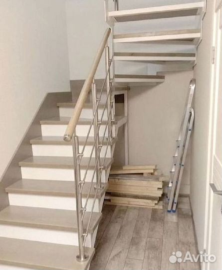 Отделка межэтажных лестниц