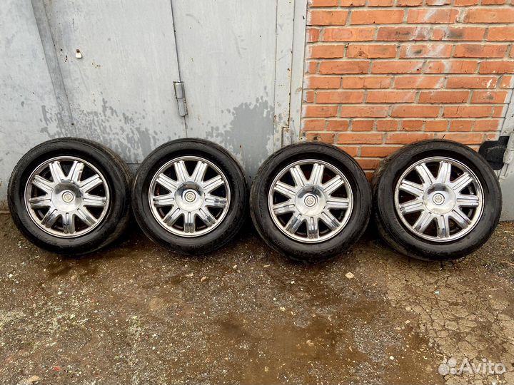 Колеса на хром литых дисках 215/60 r16