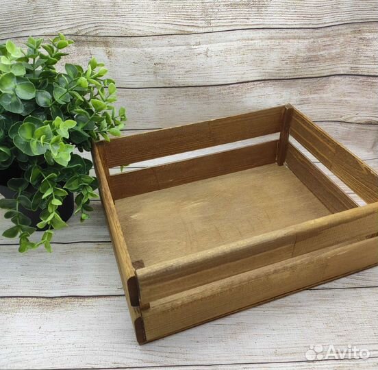 Ящик деревянный подарочный