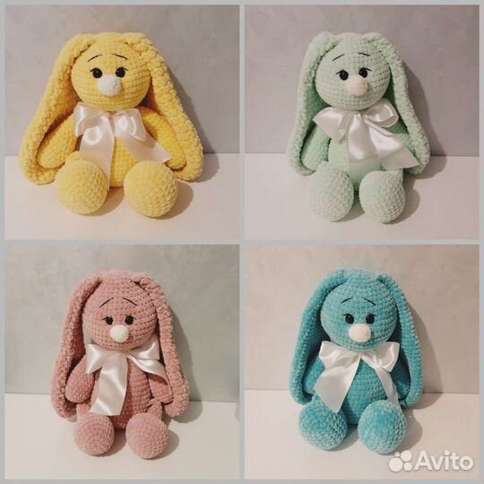 Вязаный зайчик