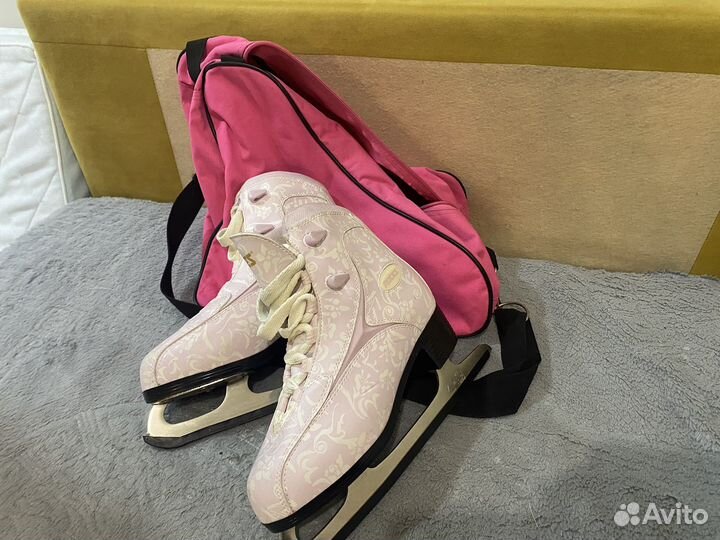 Коньки женские Roces с сумкой, 39 размер