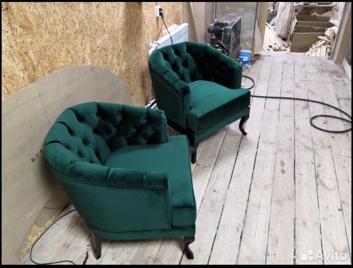 Перетяжка кресел,мебели