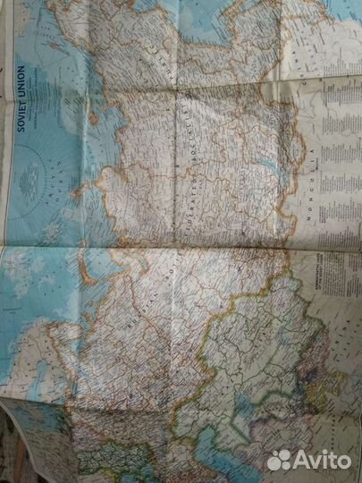 Карта СССР