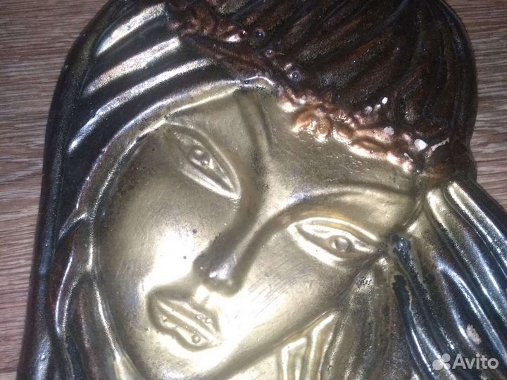 Панно гипс СССР винтаж ретро