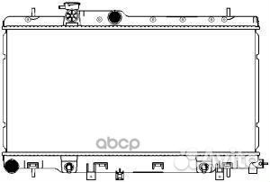 Радиатор системы охлаждения акпп,16мм Subaru