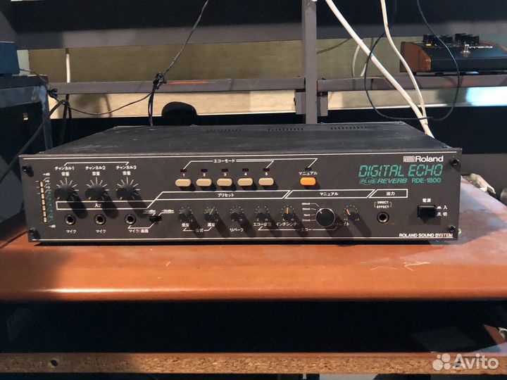 Пружинный ревербератор + эхо Roland made in japan