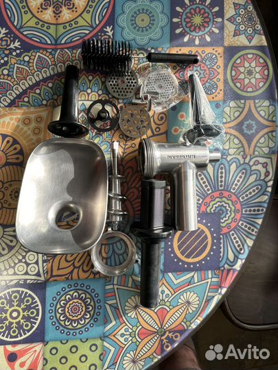 Насадка-мясорубка металлическая, kitchenaid