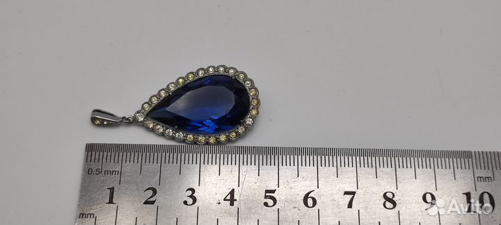 Подвес кулон винтажный сер. XX в. №28 289 Размер и