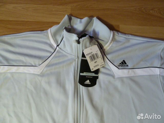 Олимпийка Adidas Clima Cool Grey США US 3XL Tall