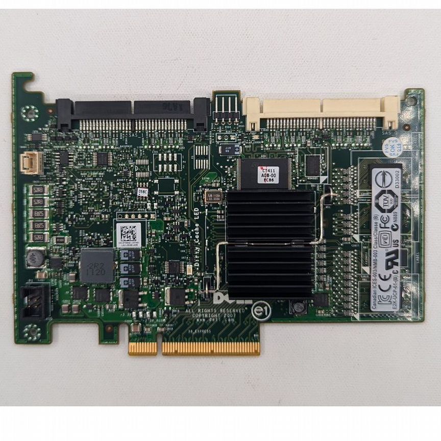 [0T954J] Контроллер Raid Perc 6i 0nu209, Dell Powe