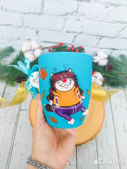 Кот Василий. Декор из полимерной глины