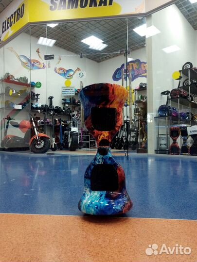 Новый Гироскутер огонь и лед EcoBoom 10 дюймов