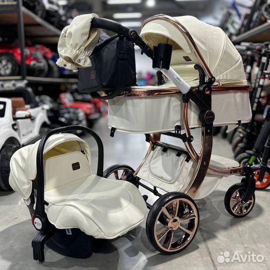 Коляска 3 в 1 lux мом