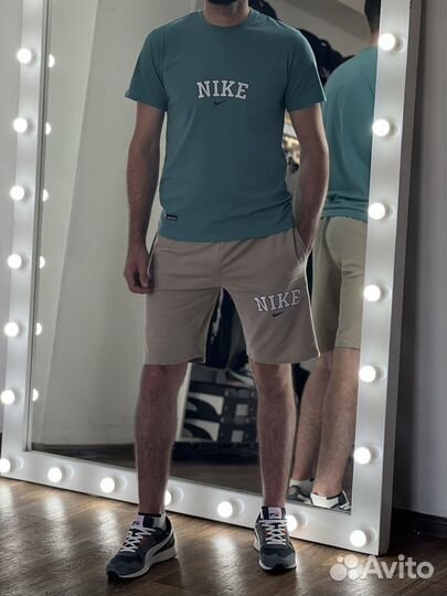Костюм шорты+футболка Nike XS-XL(44-52)