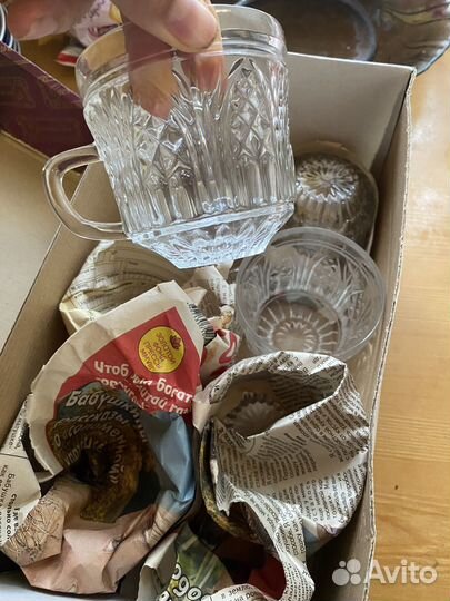 Хрустальные стаканы