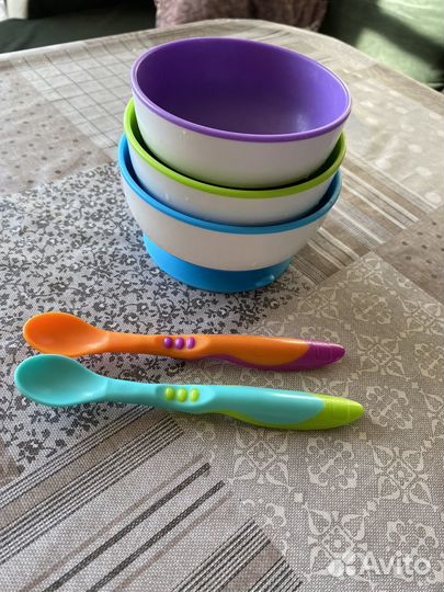 Тарелка детская на присоске manchkin