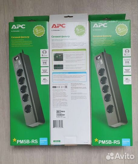 Сетевой фильтр новый APC PM5B-RS