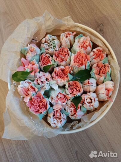 Обучение цветы из зефира.Букеты,мастер-класс