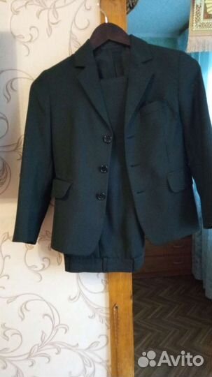 Школьный костюм для мальчика 128 черный