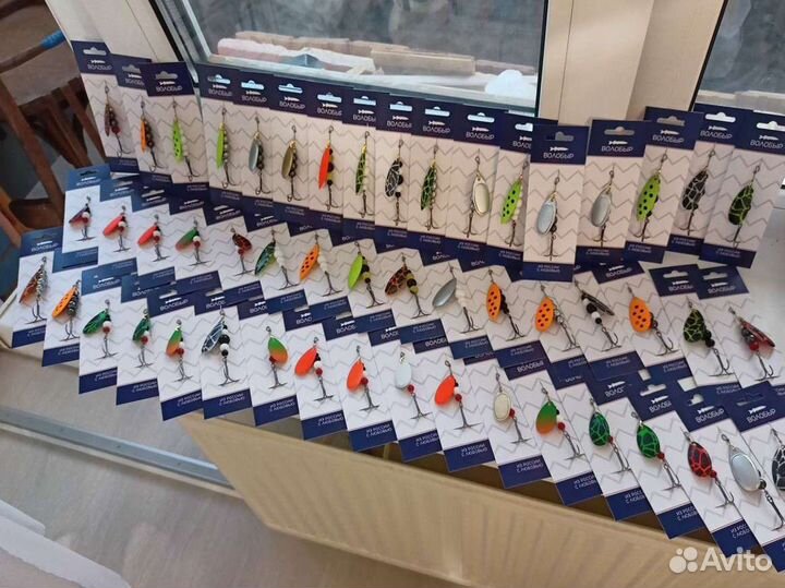 Вращающиеся блёсны из натуральных камней