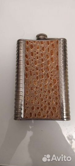 Фляга стальная карманная