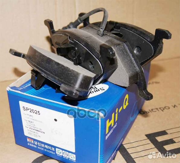 Тормозные колодки дисковые Audi A2 1.4i/1.6FSi