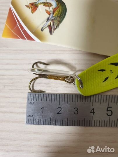 Блесна колебалка 17 и 27 грамм (на трофейную щуку)