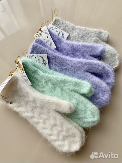 Варежки ручной работы в наличие