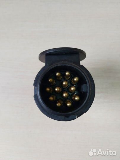 Вилка для прицепа 13 контактная, пластмассовая, B