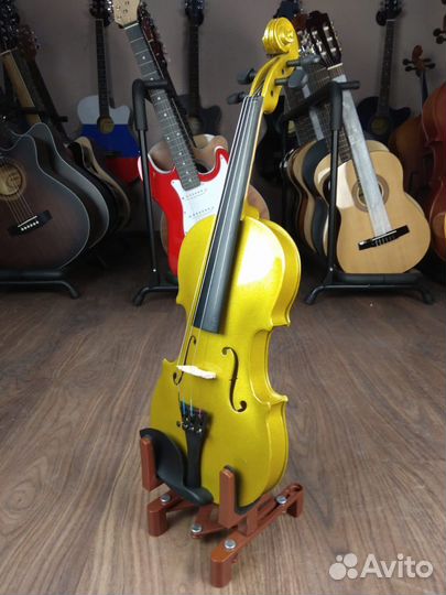 Новая Скрипка antonio lavazza VL-20 YW 1/2 жёлтая