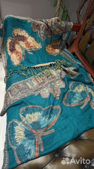 Палантин шерсть roberto cavalli италия лимитка