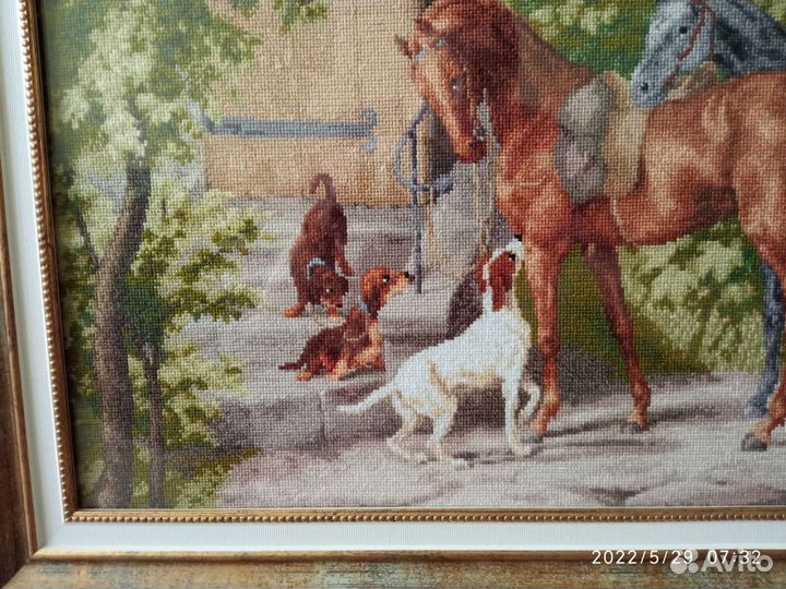Картина вышитая крестиком
