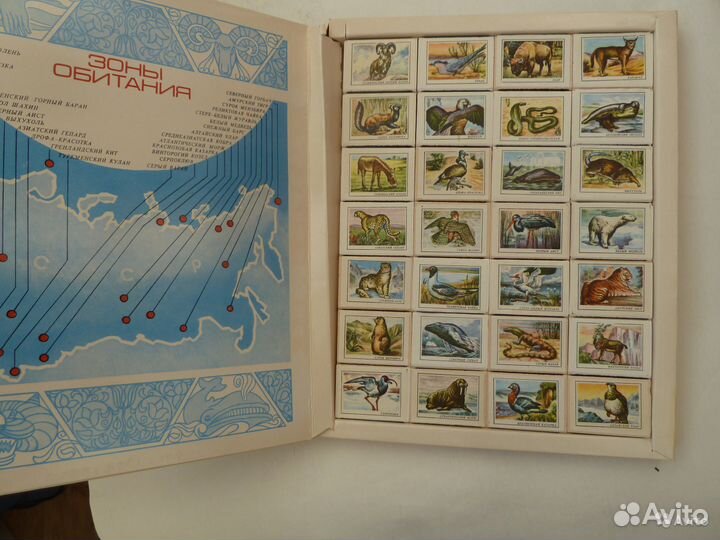 Коллекционные спички « Красная книга СССР» 1981