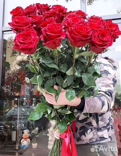 Высокие розы 150 160 170 180 190см доставка Москва