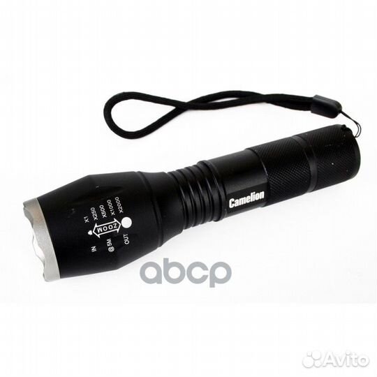 Фонарь черный, LED xmlt6, zoom, 5 режимов 3XLR0