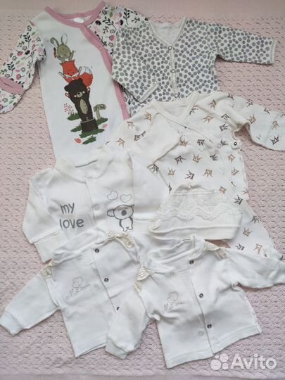 Вещи для новорожденного 50 56