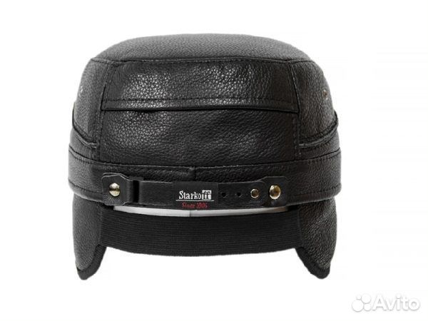 Кепка бейсболка мужская зимняя кожа