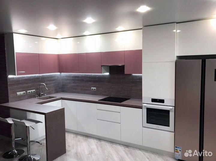 Кухонный гарнитур П-образный на заказ