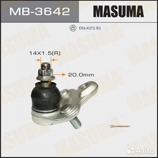 Masuma MB3642 опора шаровая\ Toyota RAV4 ACA20/CLA20/ZCA25