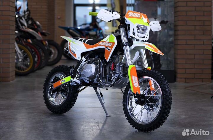 Питбайк детский 125 PitonMoto PX4 полуавтомат