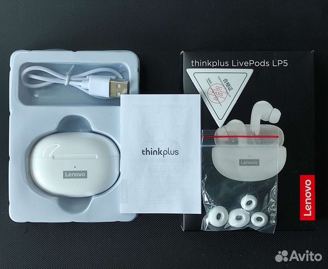 Беспроводные внутриканальные наушники от Lenovo