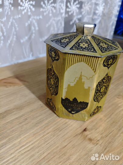 Чайная коробка Москва 1950 г