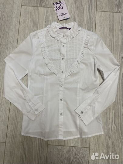 Блузка школьная 146 новая