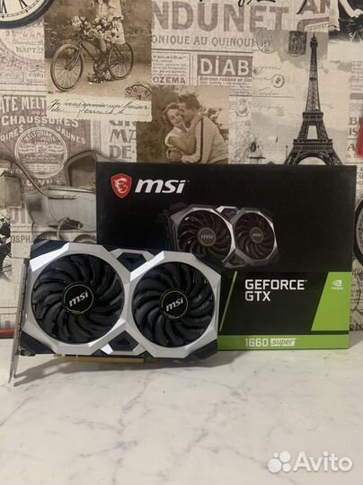 Видеокарта GTX 1660 Super MSI 6GB