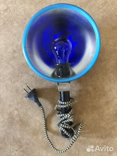 Лампа синяя для прогревания