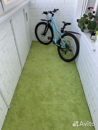 Ковровое покрытие, имитация газона; отрез