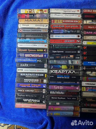 Зарубежный и русский рок аудиокассеты