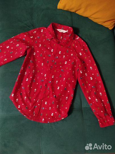 Рубашка новогодняя H&M